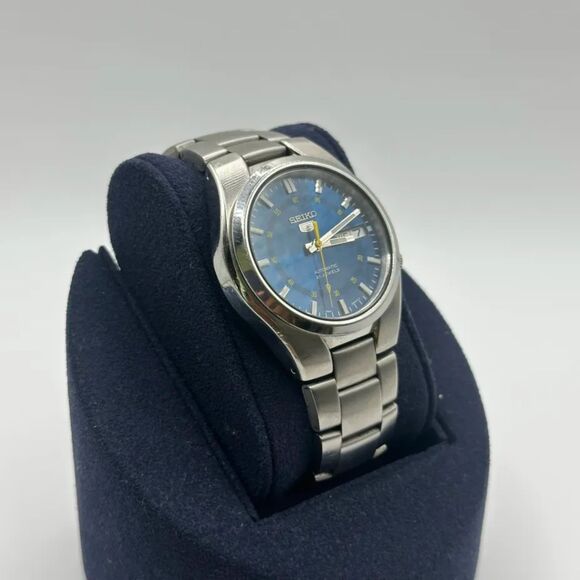 Seiko 5 Automatic 12 Jewels 37MM Skeleton Backcase Wristwatch 7S26-02F0 - Picture 2 of 7